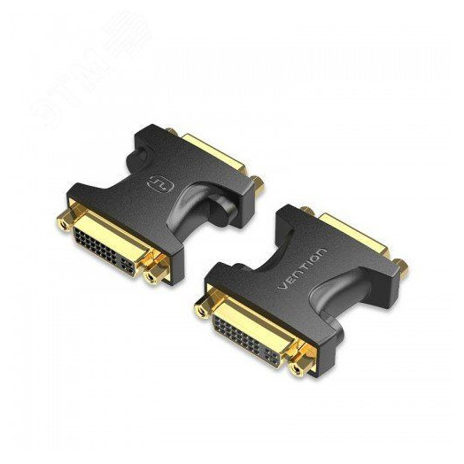 Адаптер переходник DVI-I 24 5F на DVI-I 24 5F, контакты позолоченные