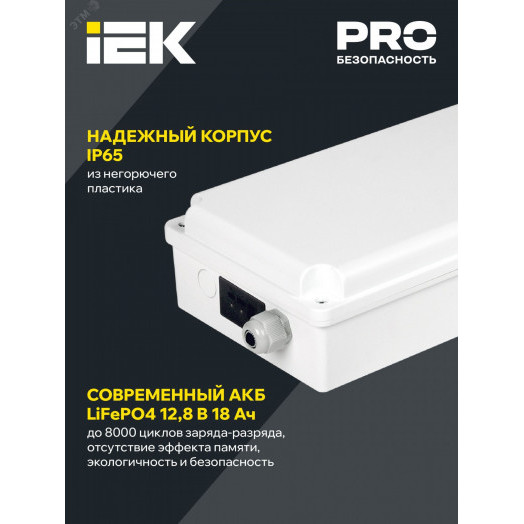 Блок аварийного питания БАП120-1,0 универсальный для LED IP65 IEK