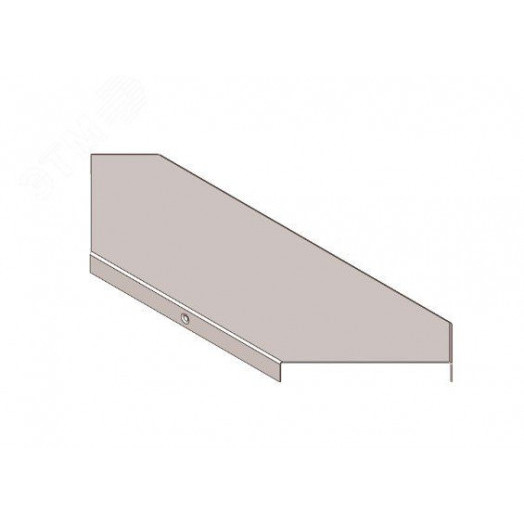 Крышка к угловому лотку замковому КЛУЗ 150-90 УХЛ1 поворот на 90, горячее цинкование(толщина покрытия40...120мкм), S1,5