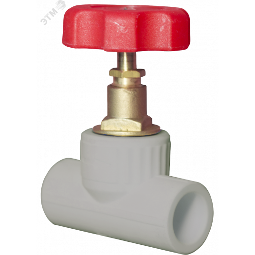 Проходной вентиль 32х1 90гр (20/5) серый