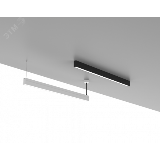 Светильник светодиодный ДСО/ДПО-36Вт 1200х35х75мм IP20 2900Лм 4000K Stellar-Line черный, опал