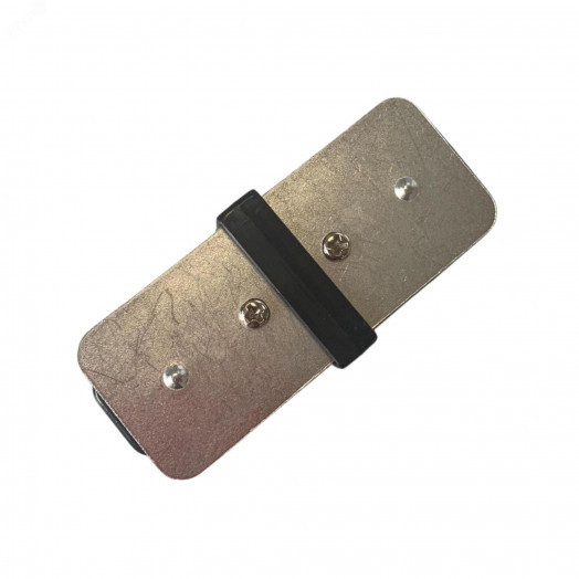 UBX-Q122 G11 BLACK 1 POLYBAG Соединитель для 2-х шинопроводов типа G, прямой внутренний. Однофазный. Черный. ТМ Volpe.