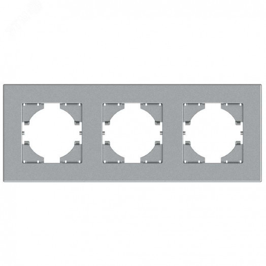 GUSI City рамка 3-местная, цвет серебро