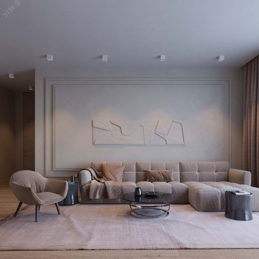 Светильник SP-ORIENT-SURFACE-TC-S186x35-15W Day4000 (WH, 30 deg, 230V) (, IP20 Металл, 5 лет)