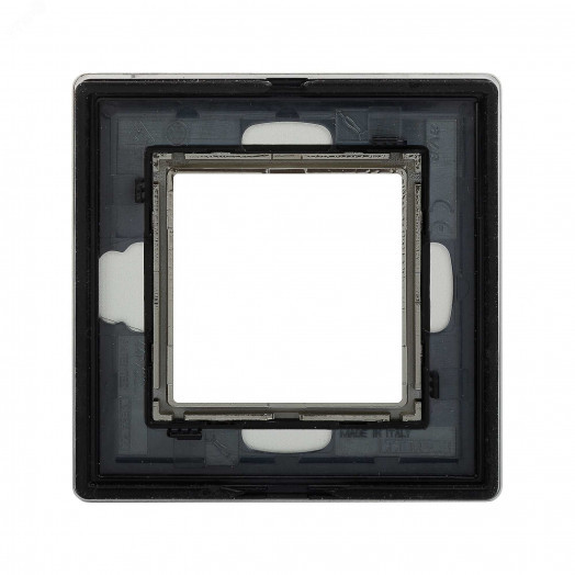 Рамка из алюминия, ''Avanti'', серая, 2 модуля