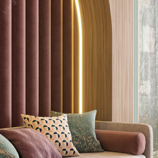 Лента светодиодная LED 5050/60-SMD 10 Вт/м 700 Лм/м 3000К теплый белый IP65 12 В DC 10 мм (катушка 5 м) Basic Gauss