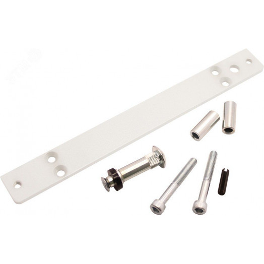 Замок электромагнитный ALM-400P-12V, усилие удержания якоря 380 – 400 кгс, с датчиком состояния двери, белый