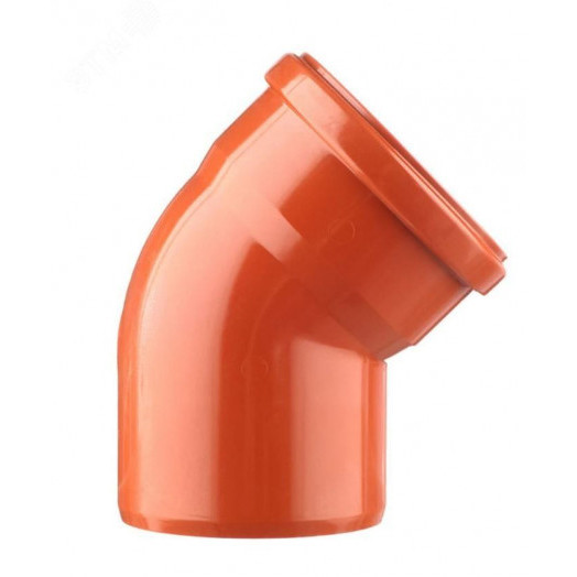 Отвод наружной канализации 400х45 град.