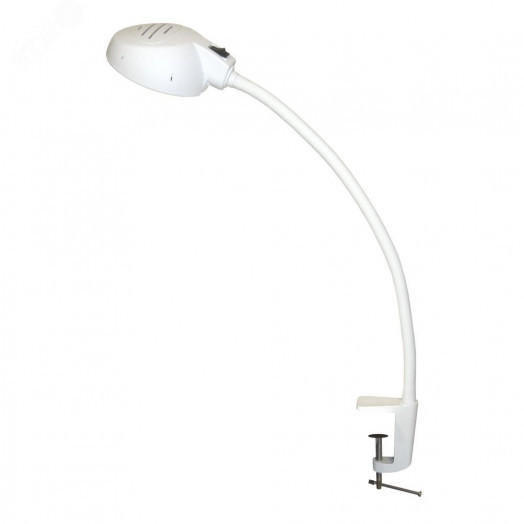 Cветильник светодиодный Веста С16 7Вт гибкая      стойка на струбцине 450мм белый IP20