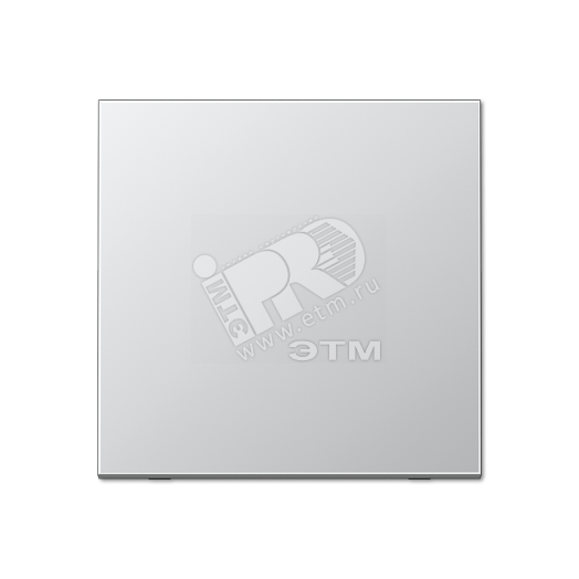 Клавиша 1-я для выключателей и кнопок  без подсветки. Серия LS990  Материал- металл  Цвет- алюминий