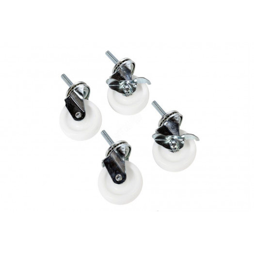 Комплект роликов 3'х1' для стоек СТК 4 шт с тормозом 2 шт