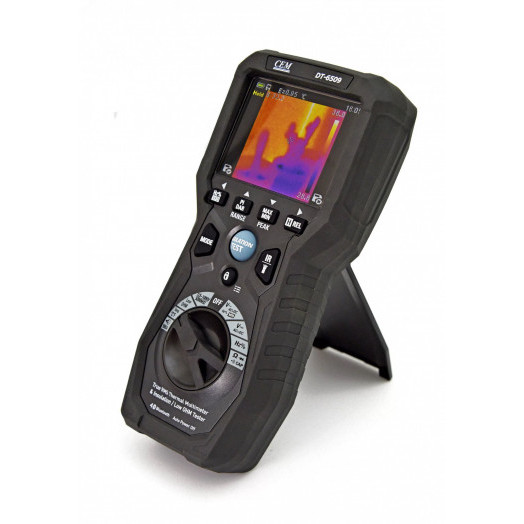 Тестер профессиональный изоляции и микроомметр высокого разрешения с функцией Мультиметра инфр DT-6509