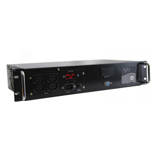 Источник бесперебойного питания Intelligent II 600RMLT, Rack Mount, line-interactive, 600 Ва/420Вт, фаза 1/1,  4 шт. IEC320-С13, RS–232, слот для SNMP-карт