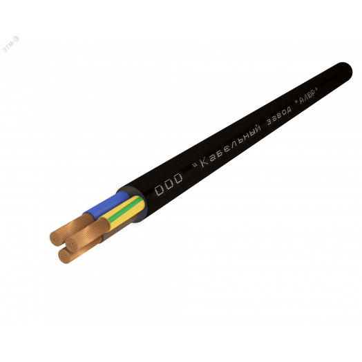 Провод ПВС 2х6.0+1х6.0-380/660 (Ч. бух)