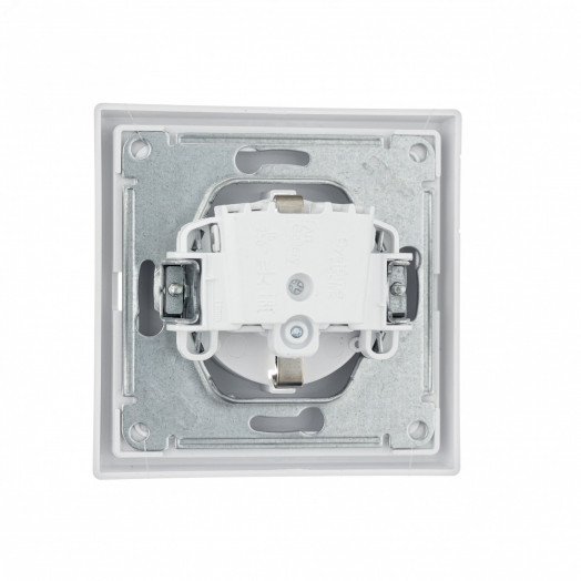 ARTGALLERY розетка с заземлением, 16А, механизм, белый