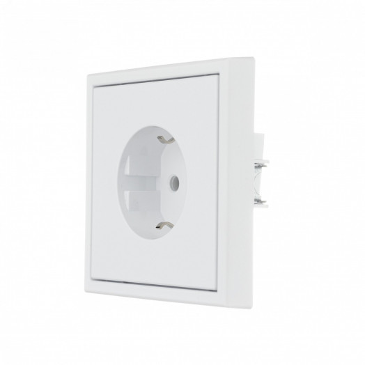 ARTGALLERY розетка с заземлением, 16А, механизм, белый