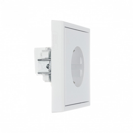 ARTGALLERY розетка с заземлением, 16А, механизм, белый