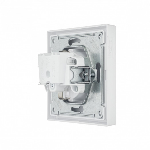 ARTGALLERY розетка с заземлением, 16А, механизм, белый