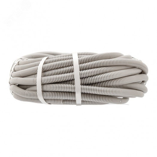 Труба гофрированная из ПВХ, с зондом, d 16мм, 25 м/уп