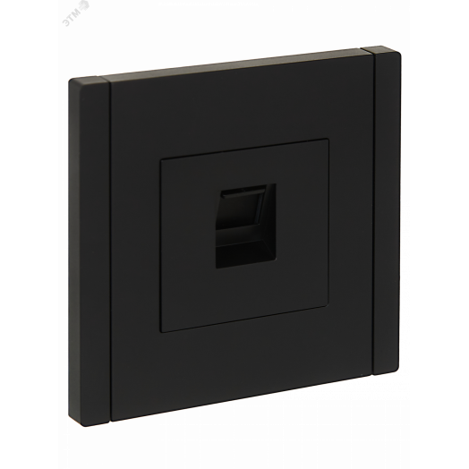 FORTE&PIANO Розетка компьютерная RJ45 кат.6 FP131 черный IEK