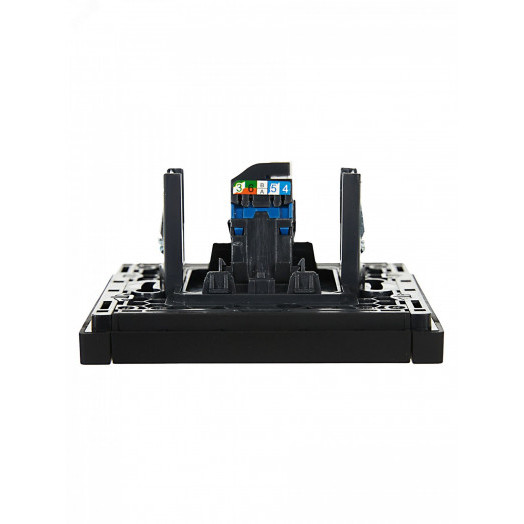 FORTE&PIANO Розетка компьютерная RJ45 кат.6 FP131 черный IEK
