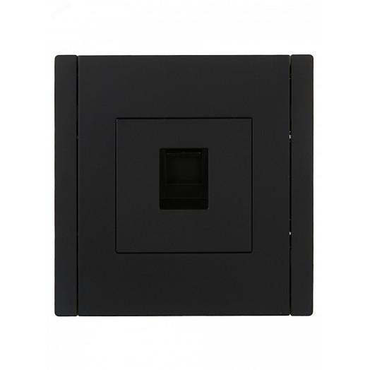 FORTE&PIANO Розетка компьютерная RJ45 кат.6 FP131 черный IEK