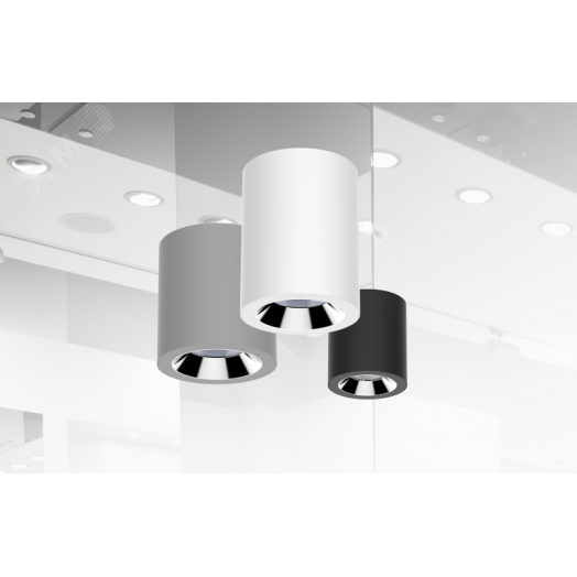 Светильник светодиодный ДСО-55Вт 5400Лм 4000К DL-02 Tube DALI 35 град Черный