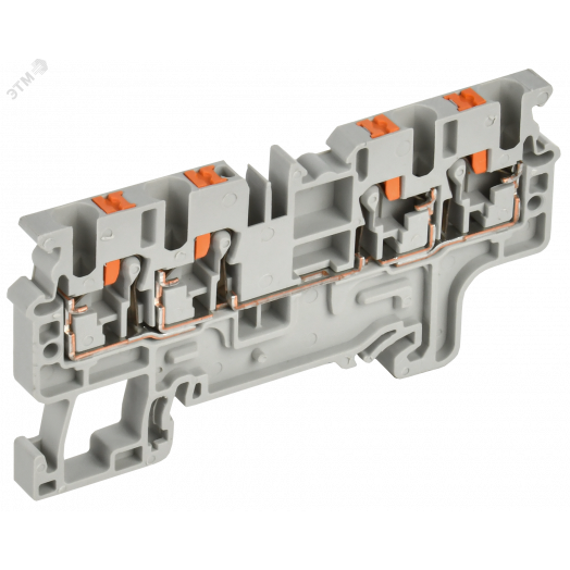 Колодка клеммная CP-MC 4 вывода 2,5мм2 серая IEK