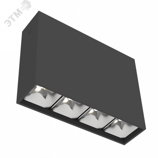 Светильник светодиодный ДПО-14Вт 4000К DL-Box Reflect Multi 35x75 град. черный