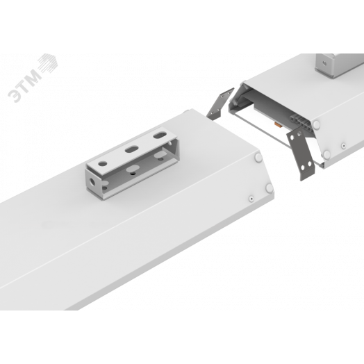 Светильник светодиодный ДПО/ДСО-46Вт 4000К призма Supermarket