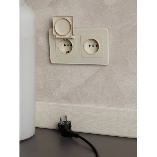 BRITE Рамка 2 поста РУ-2-2-Бр стекло песчаный RE IEK