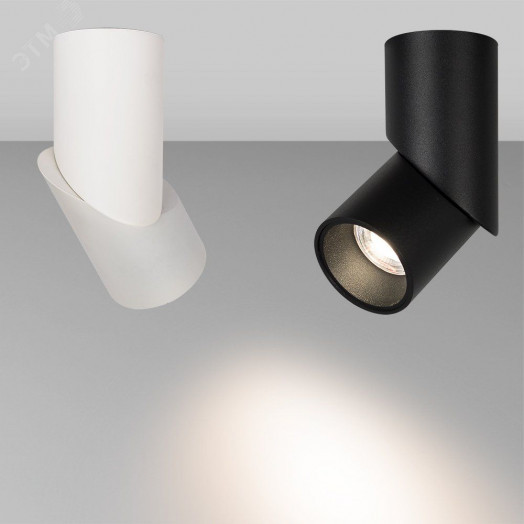 Светильник SP-TWIST-SURFACE-R70-12W Warm3000 (BK, 30 deg) (, IP40 Металл, 3 года)