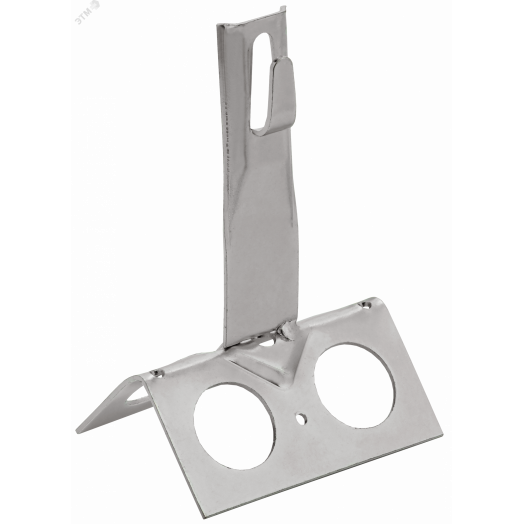 Держатель проводника круглого 6-8мм для конька широкого h=100мм нержавеющая сталь IEK