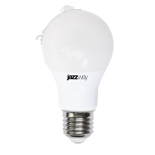 Лампа светодиодная LED 11 Вт 880Лм 3000К белая Е27 Груша Jazzway