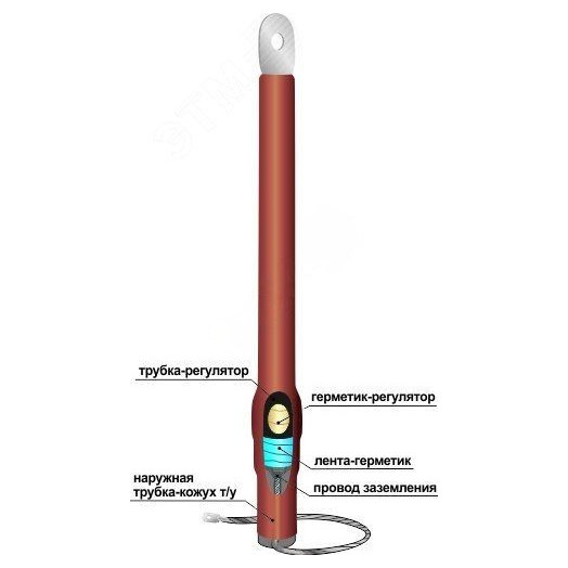 Муфта кабельная концевая 10ПКВтО-1х(150-240)без наконечников