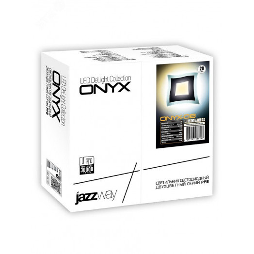 Светильник светодиодный настенный ДБО- 20Вт с регулируемой цветовой температурой IP40 jazzway