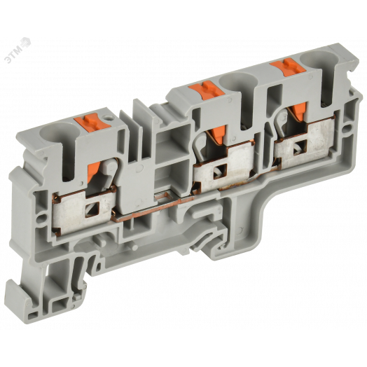 Колодка клеммная CP-MC 3 вывода 10мм2 серая IEK