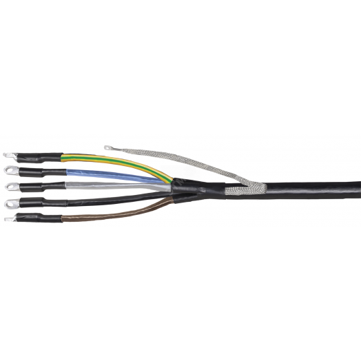 Муфта ПКВтпбэ 5х16/25 с наконечниками ППД ПВХ/СПЭ изоляция 1кВ