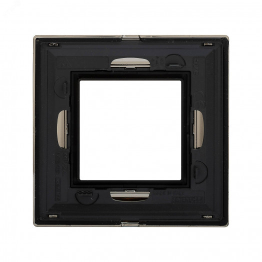 Рамка из металла, ''Avanti'',  никелированная, 2 модуля