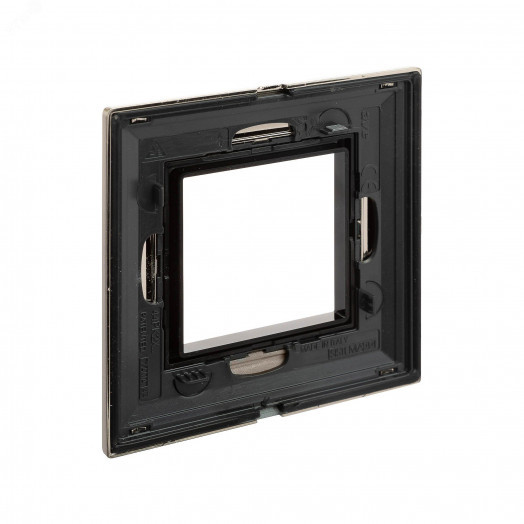 Рамка из металла, ''Avanti'',  никелированная, 2 модуля