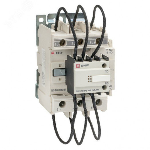 Контактор для конденсатора КМЭК 40квар 400В 2NО+1NC PROxima