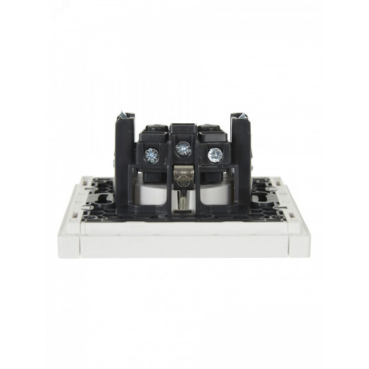 FORTE&PIANO Розетка 1-местная с заземлением без защитных шторок винтовое крепление 16А FP216 белый IEK