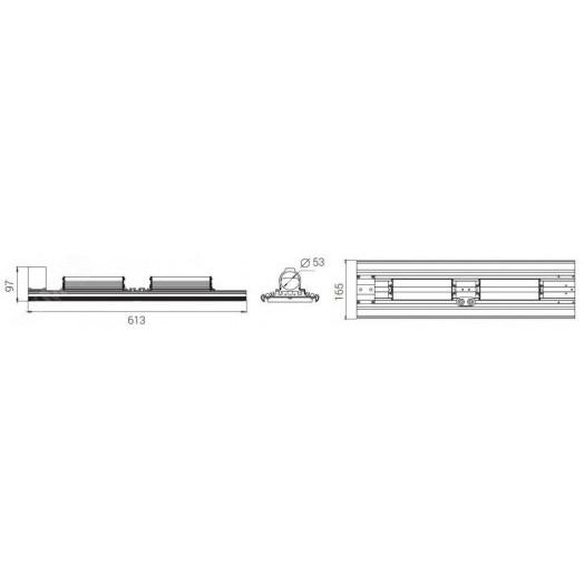 Светодиодный светильник Diora Unit PRO 190/29000 К30 4K консоль