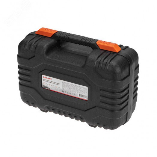 Компрессор автомобильный усиленный двухпоршневой в кейсе с набором инструментов (60л/мин, 10 АТМ)