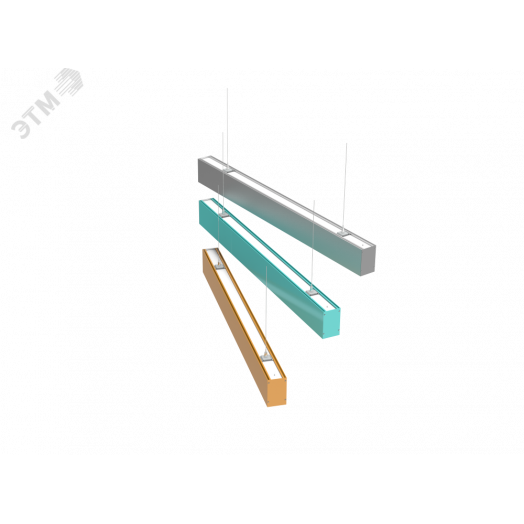 Светильник светодиодный ДПО/ДСО-52Вт 4000К X-Line DALI металлик