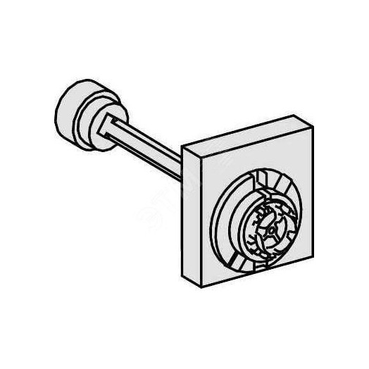 Рукоятка выносная красная для INS630B-2500A