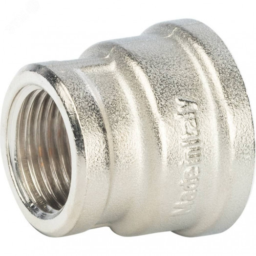 Муфта ВВ 3/4'х1/2' переходная, никелированная