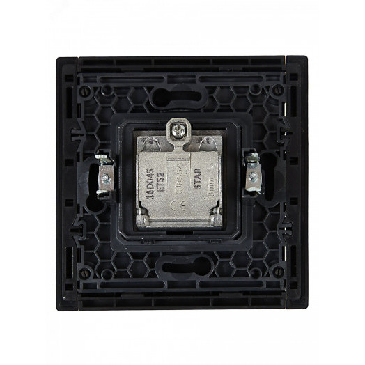 FORTE&PIANO Розетка двойная TV+SAT FP138 черный IEK