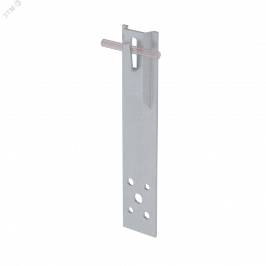 Прямой держатель зажимной для прутка D 5-8 мм H150 мм