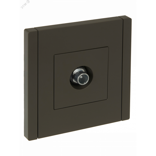 FORTE&PIANO Розетка TV проходная FP329 серый IEK